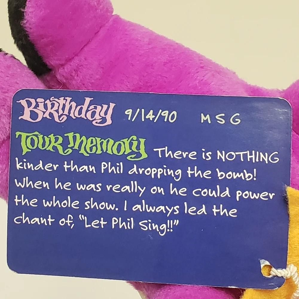 Steven Smith Grateful Dead Cassidy Beanie Bear Stuffed Animal Plush - Picture 4 of 7